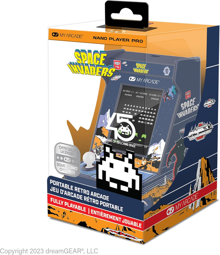 My Arcade Space Invaders Nano Player - Arcade Classics 4.8" Por...
