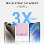 Cargador de carga rápida para iPhone 17, 16, 15, paquete de 3 cargadores USB C, cable Lightning de 6 pies y cable USB C tipo C para iPhone 17/17 Plus/17 Pro Max/Air/16/16 Plus/16 Max/15 Pro Max/14 Max
