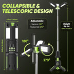 Lámpara SakerPlus Luz de camping portátil, linterna LED recargable de 5000LM