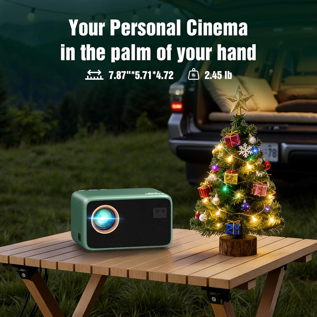 Proyector TMY 4K con WiFi Bluetooth, Compatible con Netflix\/Prime...
