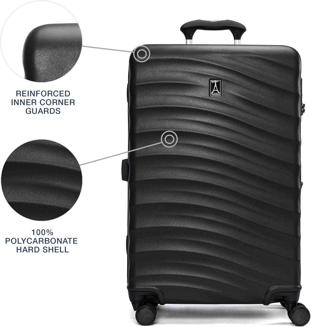 Travelpro Maxlite Air V2 Maleta de carcasa rígida expandible, Negro