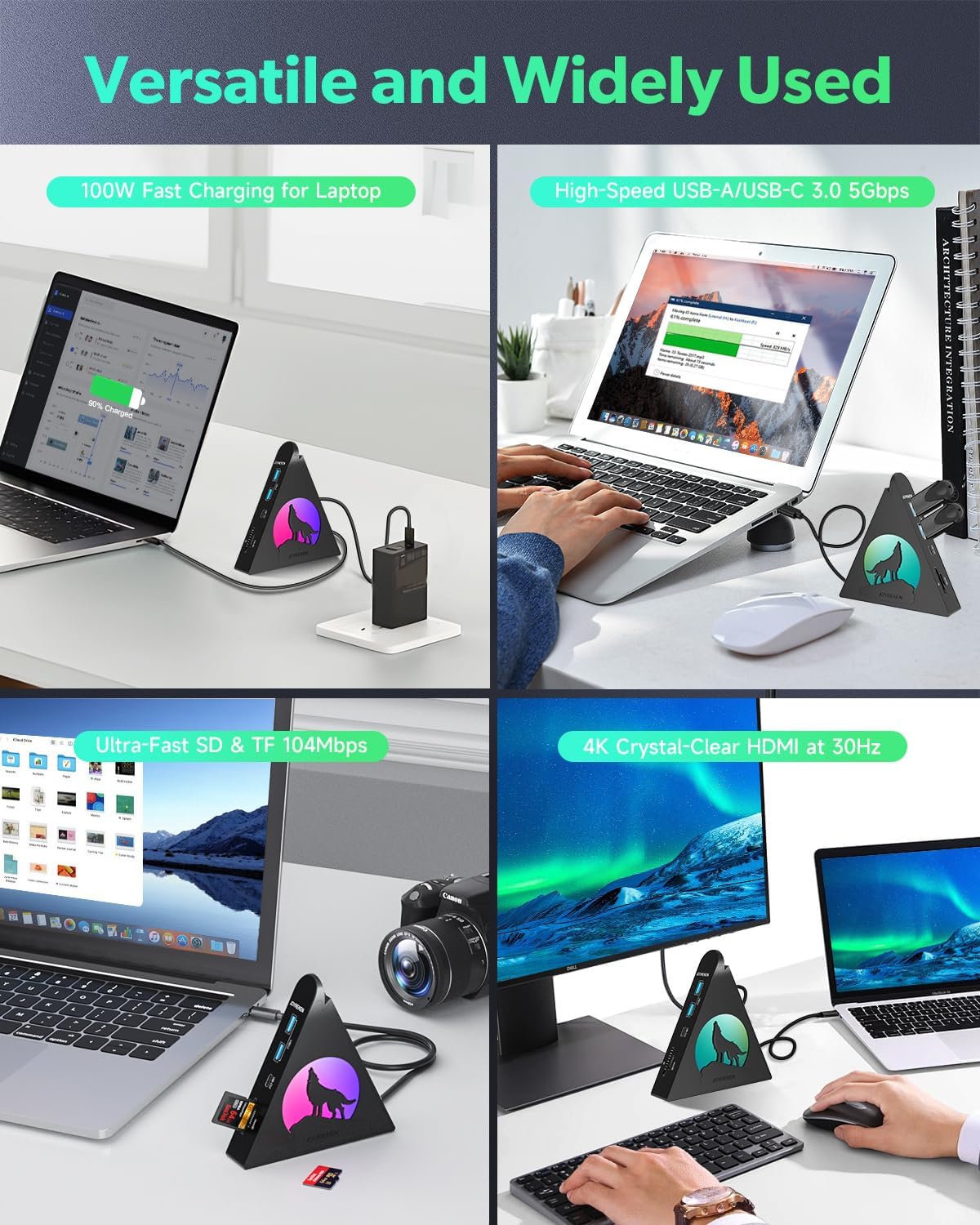 JoyReken, C8-BK-1, hub USB