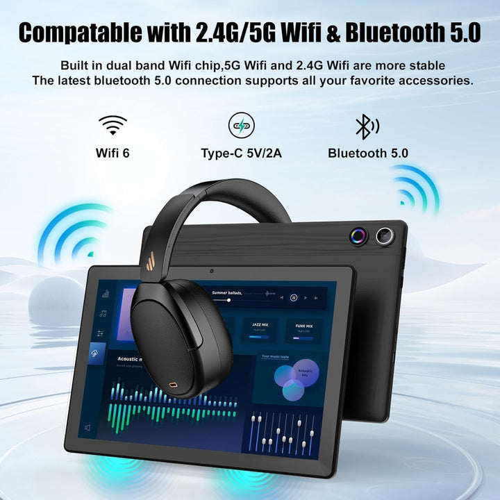 Glesso - Tablet Android de 10.95 pulgadas, 16 GB de RAM, 128 GB de...