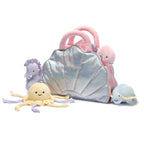 Lambs & Ivy Peluche Interactivo Acuático/Concha Marina con Juguetes de Animales de Peluche