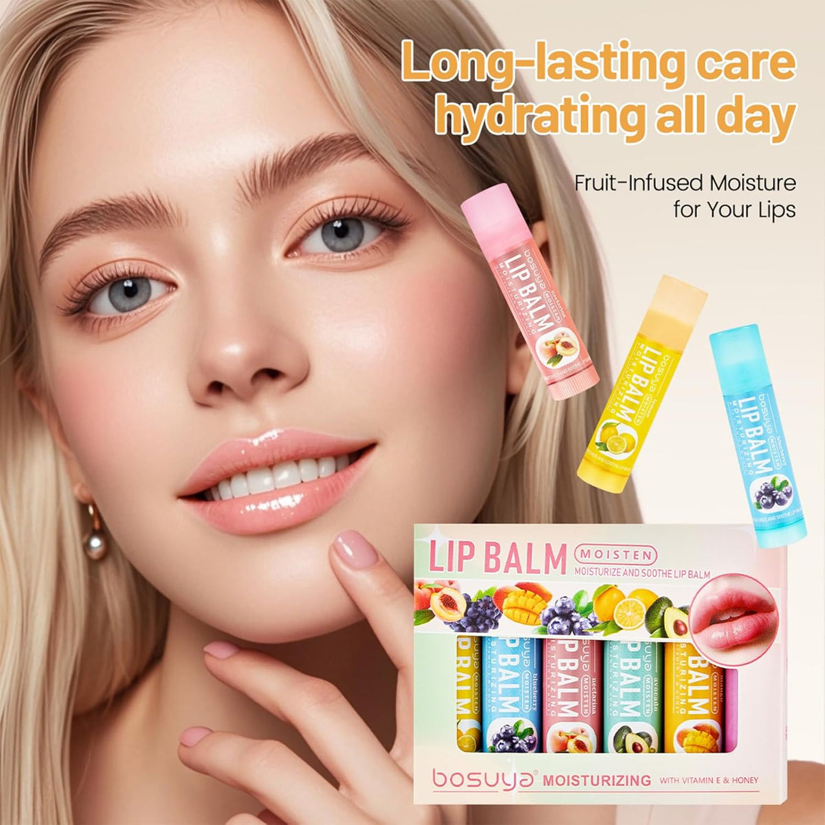 Bálsamo labial paquete de 12 \u2013 Hidratante y reparador para lab...