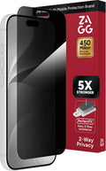 ZAGG Protector de pantalla de privacidad Glass Elite para iPhone 18 Pro