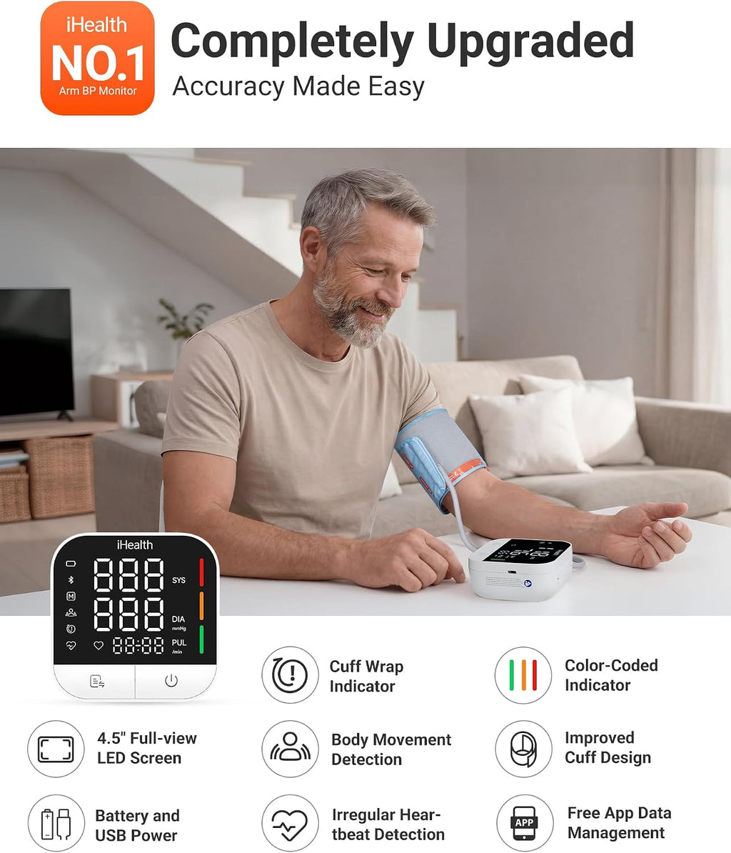 iHealth Monitor de presión arterial Track Pro para uso doméstico