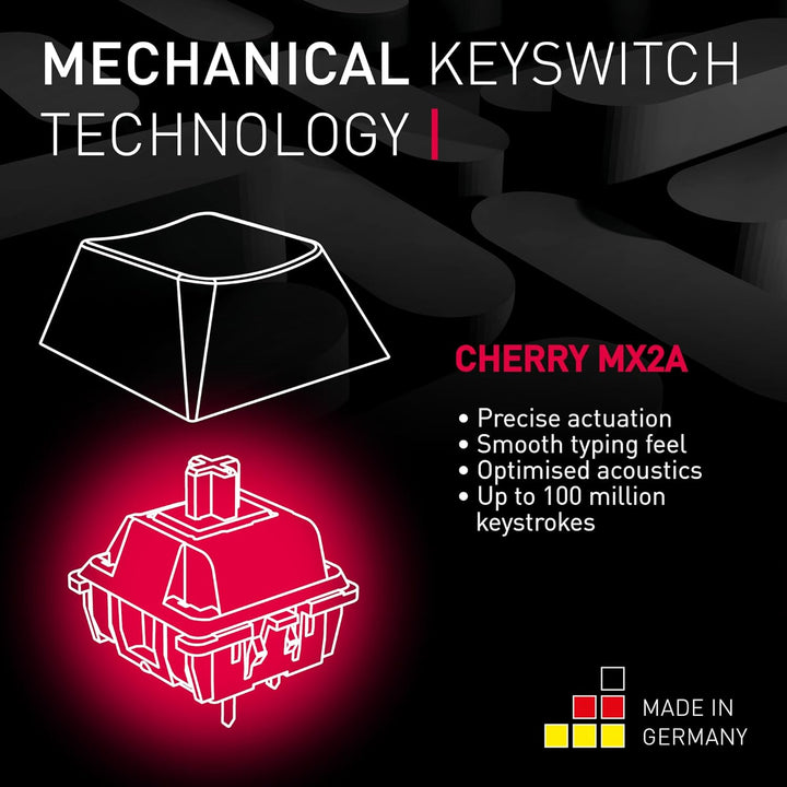 Cherry Xtfy MX 2.0S Teclado mecánico para juegos con cable con nuev...