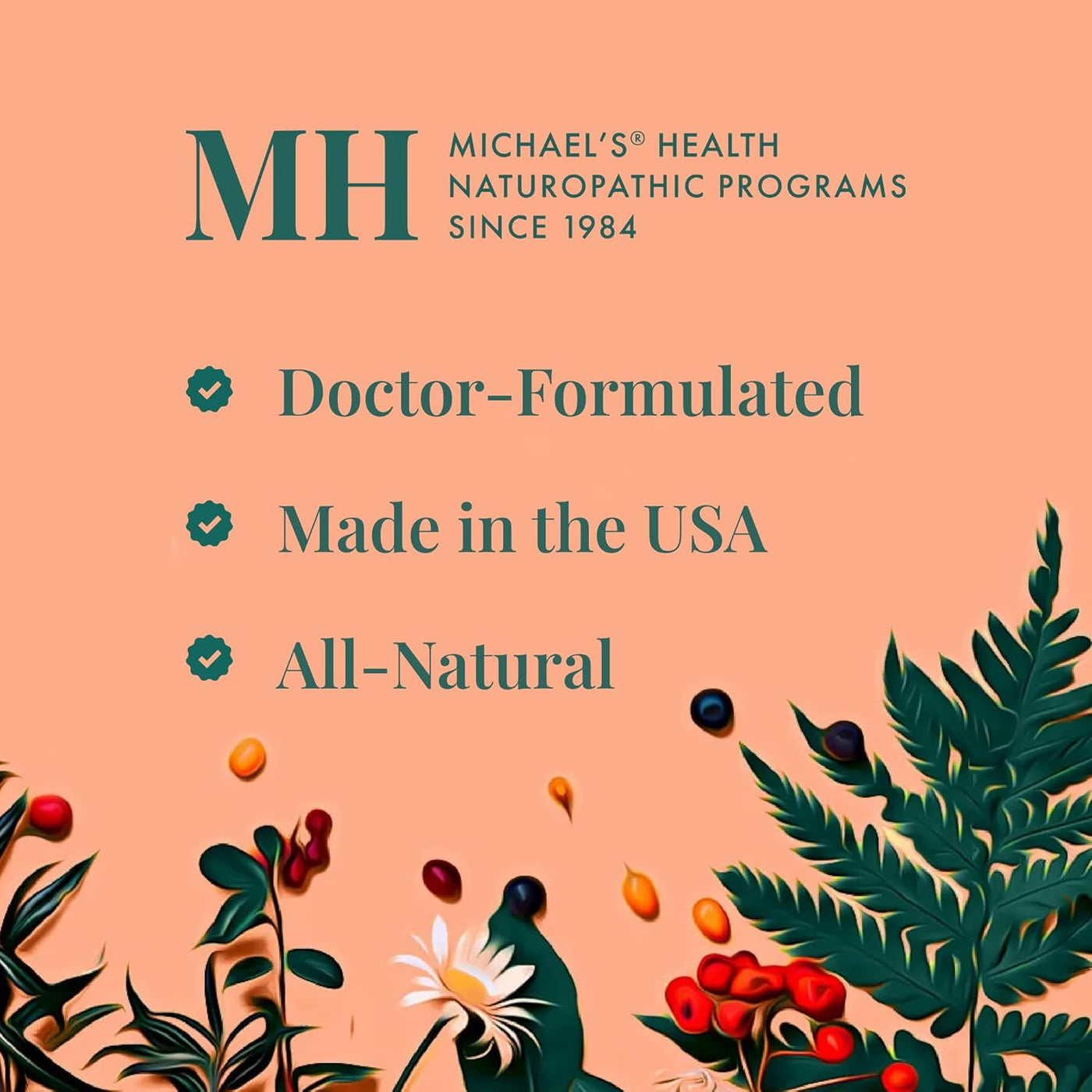 MICHAEL'S Health Naturopathic Programs Teen Boys - 60 tabletas vege...