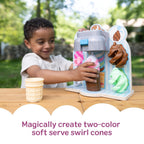 Melissa & Doug Juego de comida para jugar con dispensador de helado de