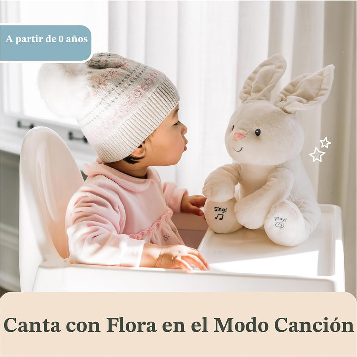 GUND - Baby Flora, el conejo animado de peluche, juguete de animal...