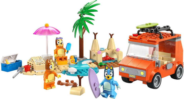 LEGO Bluey Bluey Family Beach Trip Toy Present, Blocks, Educativo,...