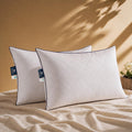 Pacific Coast Almohadas prémium de plumas de ganso y plumón tamaño King, paquete de 2, colección de calidad de hotel, almohada de firmeza media para personas que duermen de lado y espalda