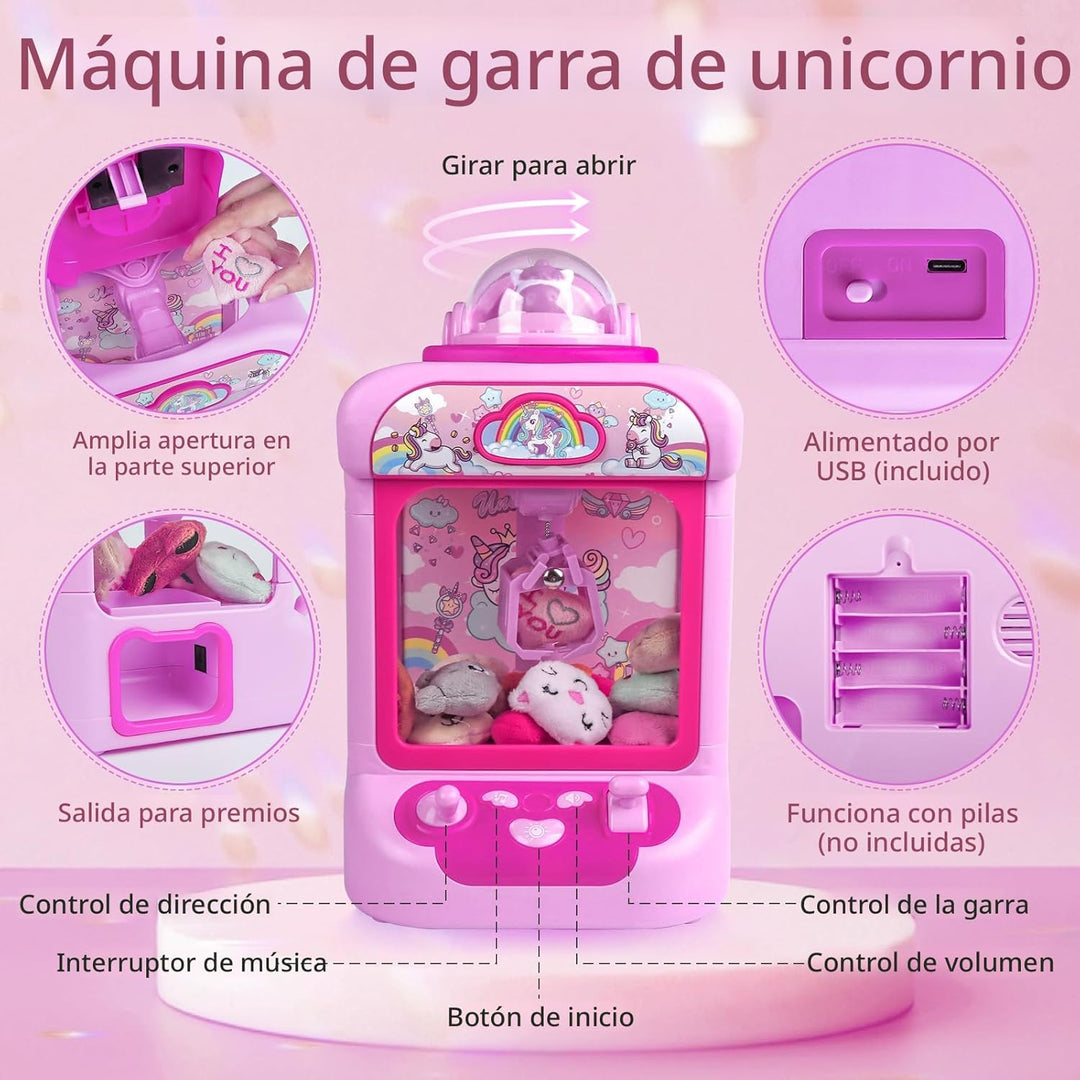 Máquina de garras para niños mini máquina expendedora de