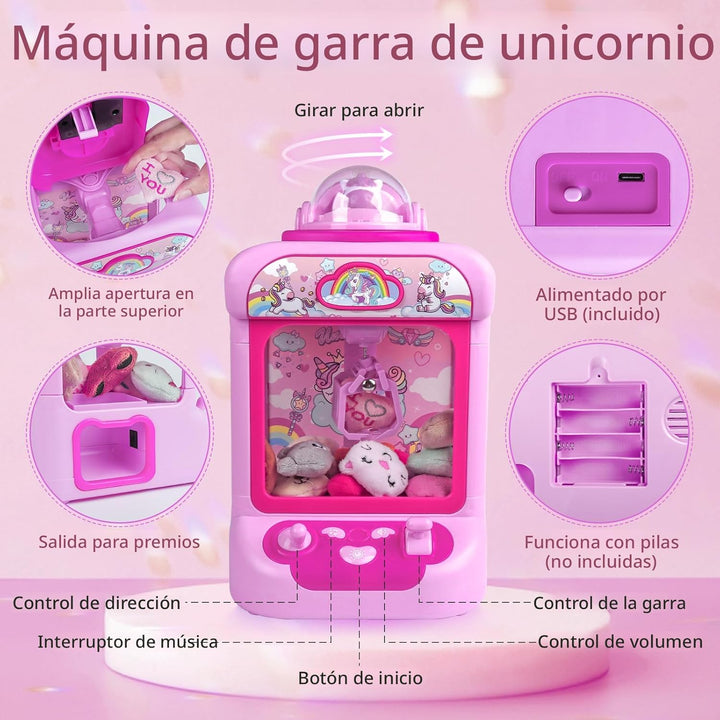 Máquina de garras para niños mini máquina expendedora de