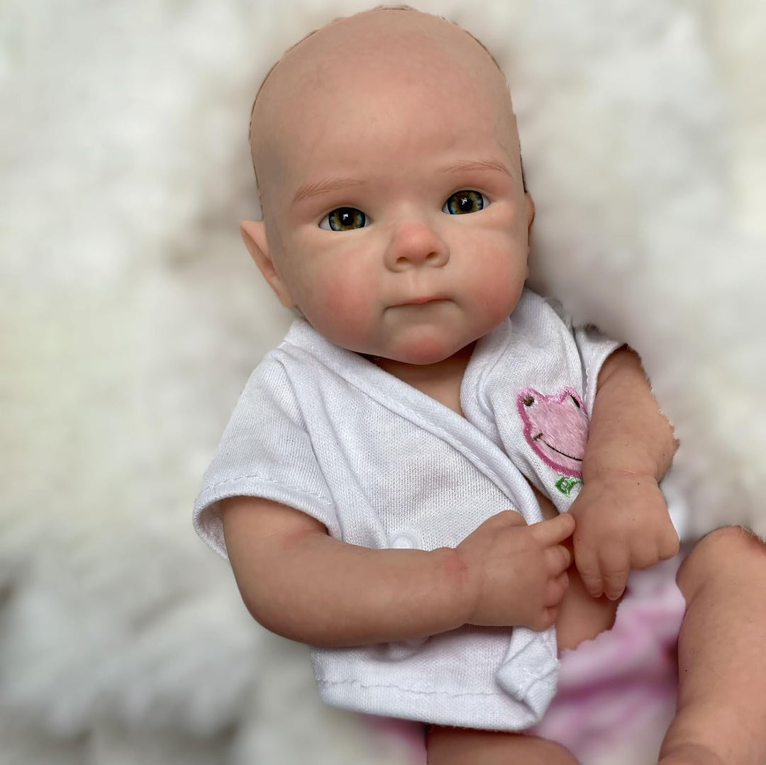 Gileutay Muñeca de Bebé de Silicona Realista de 12 Pulgadas de Cuer...