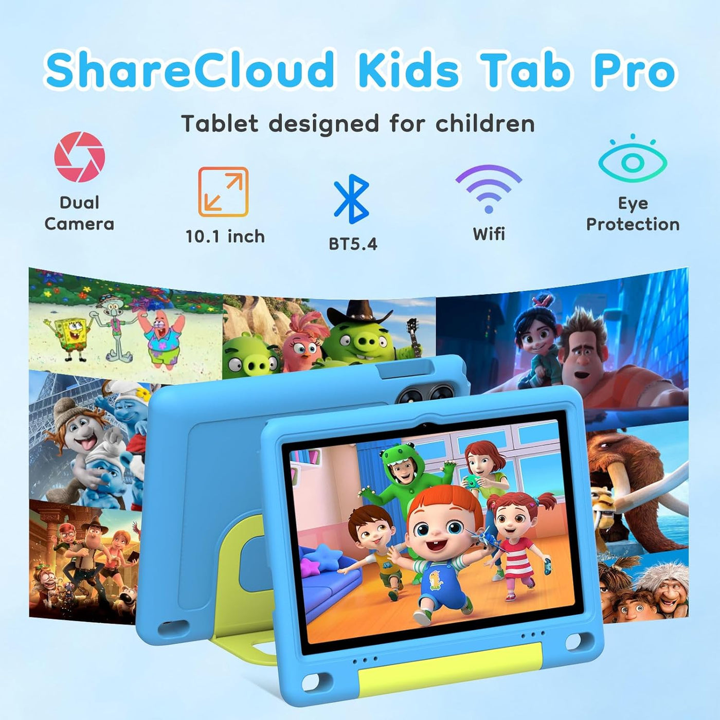 SHARECLOUD Tablet para niños de 10 pulgadas, tableta Android para n...
