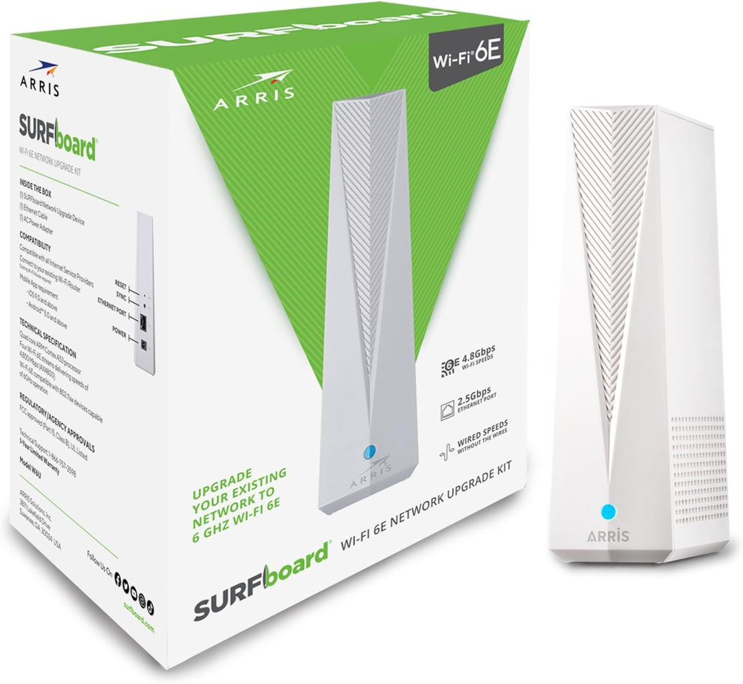 ARRIS Surfboard Punto de acceso Wi-Fi 6E W6U Banda