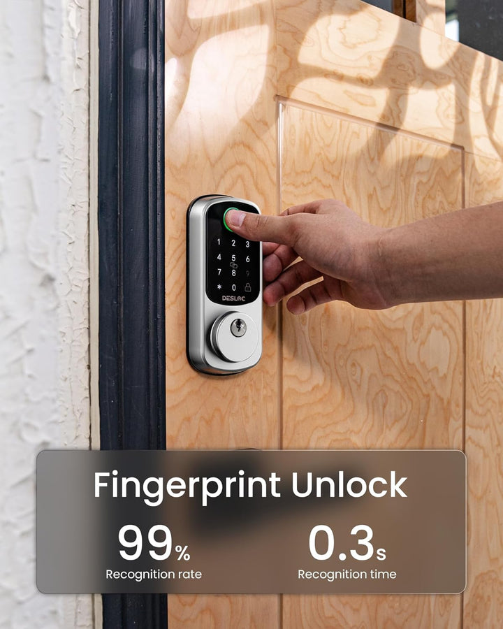 DESLOC Cerradura Inteligente de Puerta B200, Cerradura de Puerta de...