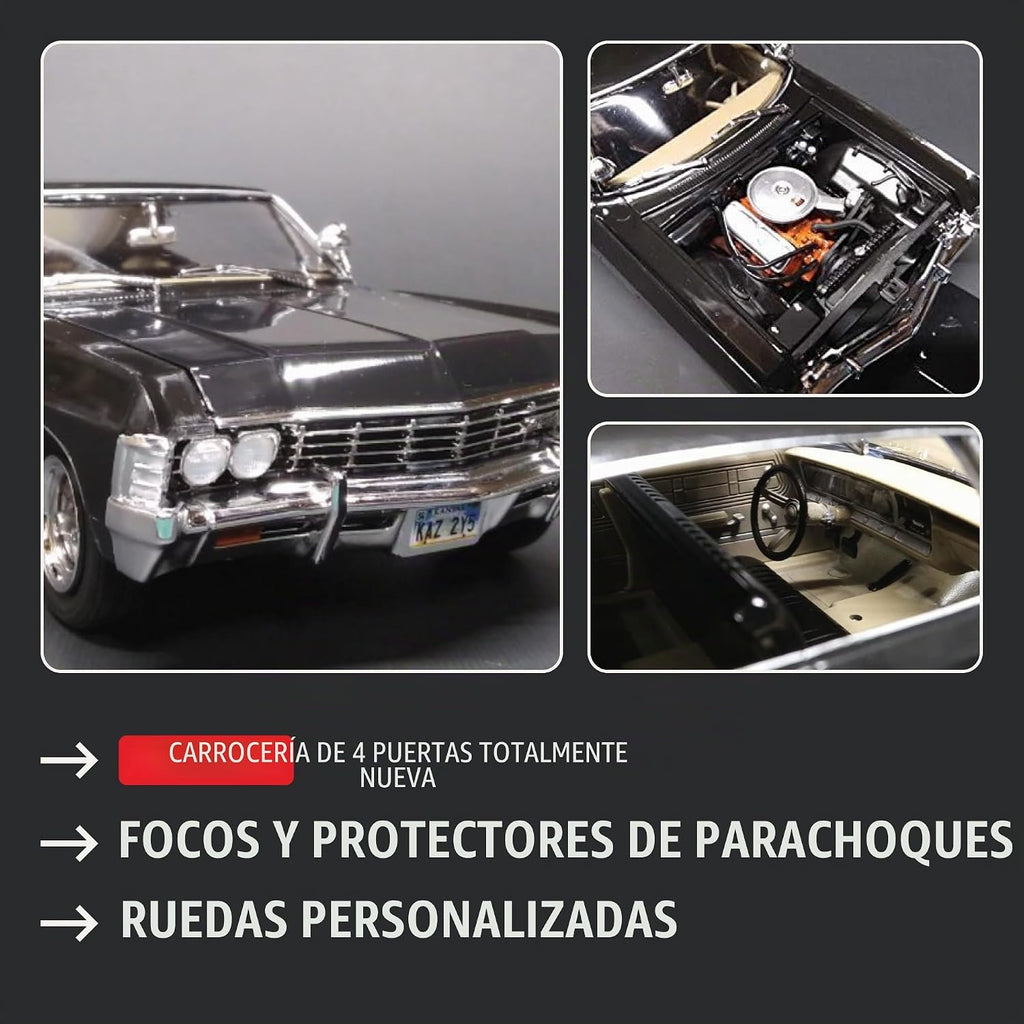 AMT - Kit de modelo del 1967 Chevy Impala de 4 puertas Supernatural, escala 1:25
