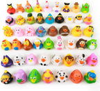 XY-WQ Paquete de 50 patos de goma para patitos Jeeps, surtido de juguetes