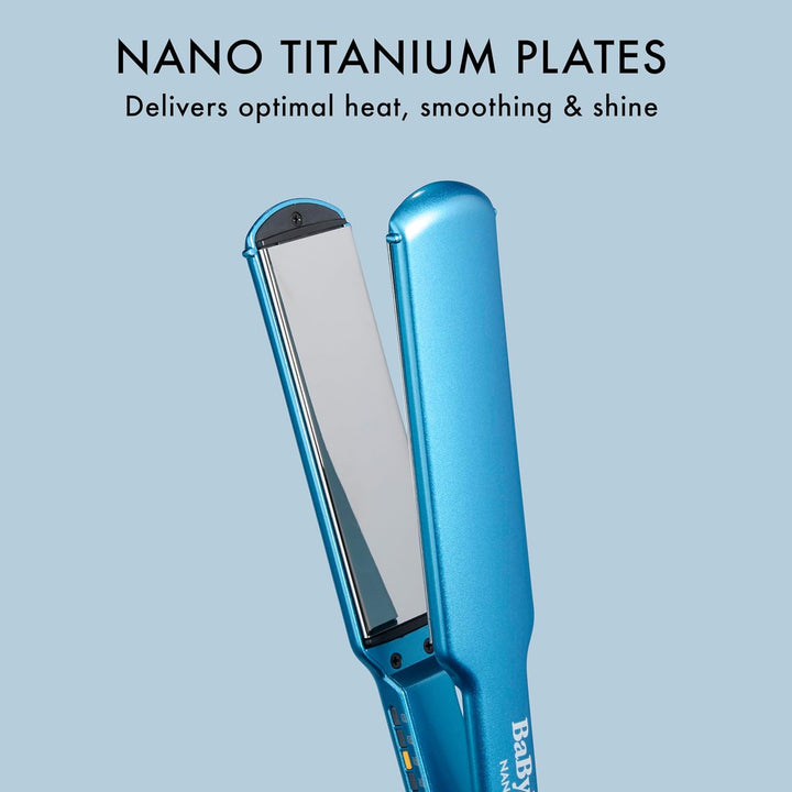BabylissPRO Nano Titanium Digital Ultra-Thin Hair Straightener, Pro...