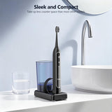 Benhip Cepillo de dientes eléctrico con hilo dental de agua combina...