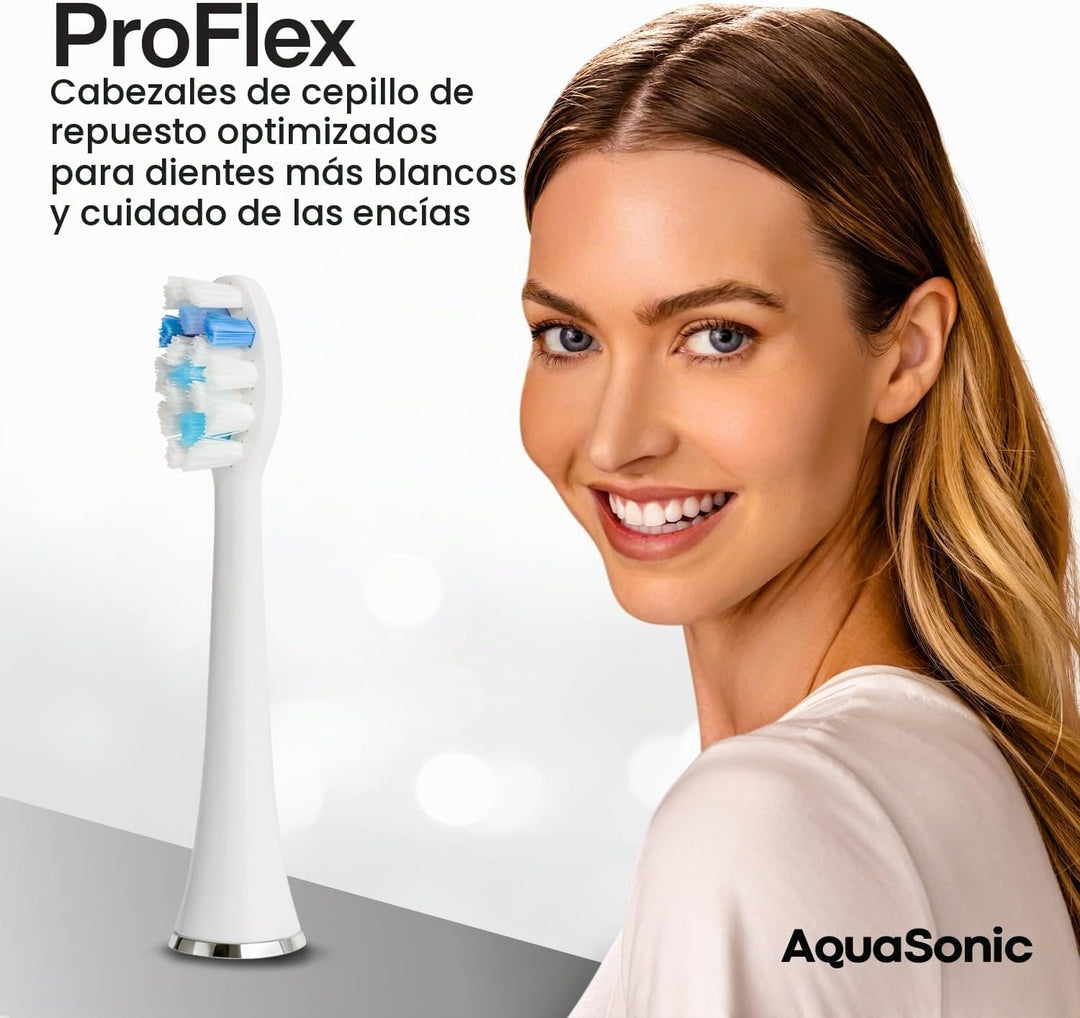AquaSonic Cabezales de cepillo de repuesto originales Proflex | Ace...