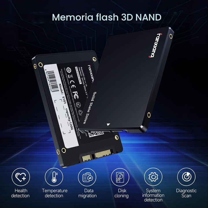 fanxiang 1 TB SSD SATA de 2.5'' SATA III de 6 Gb\/s Unidad...