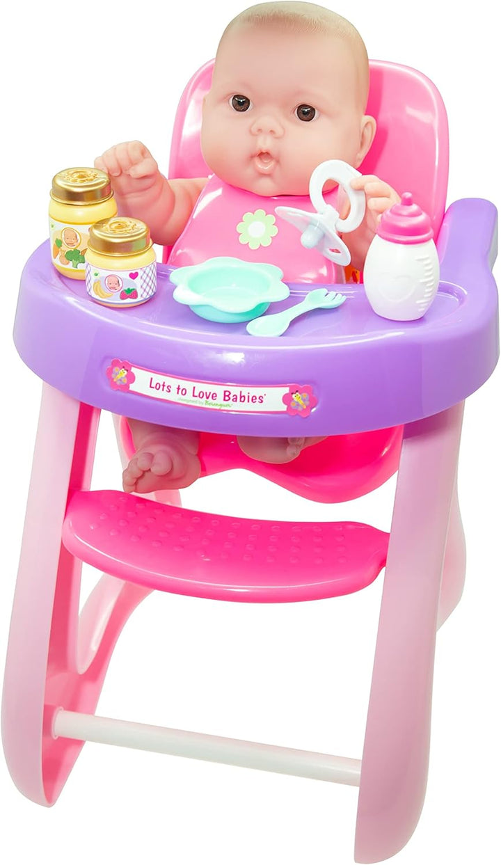 JC Toys \u2013 Muñeca de 14" Lots to Love Babies y Silla Alta |...