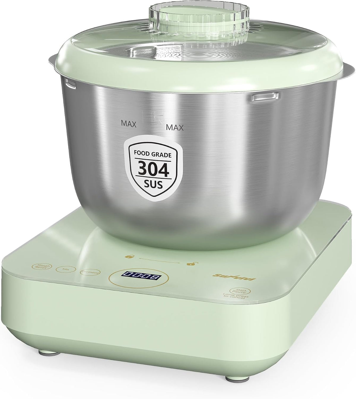 Sunvivi 5.2QT Máquina de masa eléctrica con función de fermento