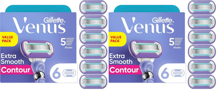 Gillette Venus Deluxe Smooth Swirl - Recambios de hoja de afeitar p...