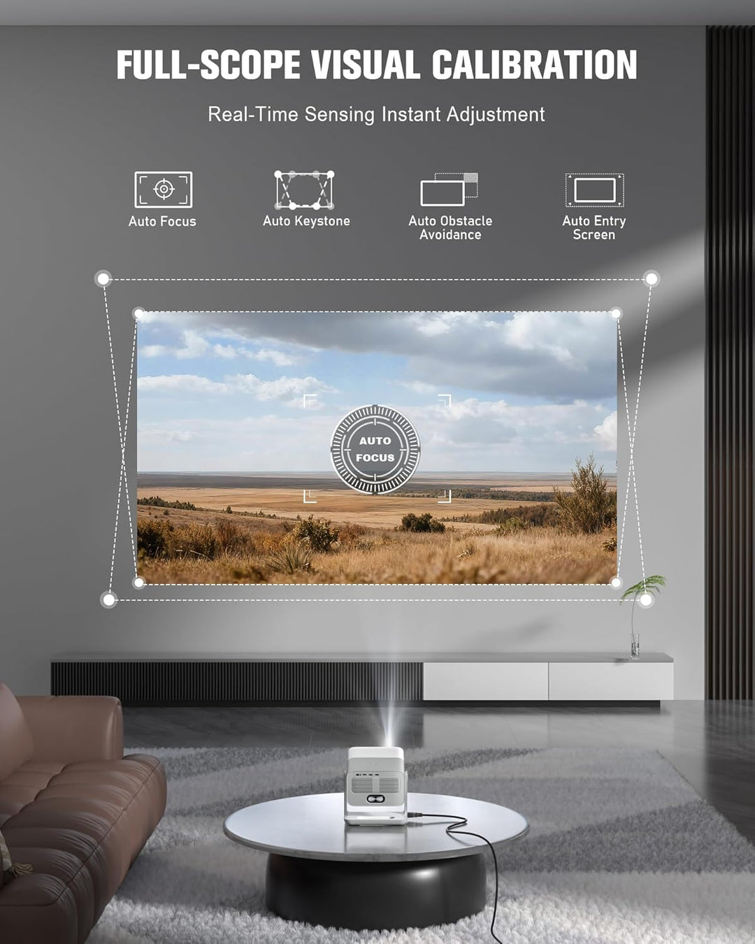 【3000 ANSI oficial Google TV】Proyector inteligente 4K con WiFi y Bl...