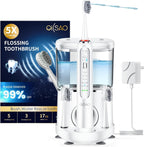 Cepillo de dientes eléctrico con hilo dental de agua, combo de cepillo de