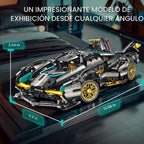 JSINMA Technic Sports Car Building Blocks Juguetes para niños o adultos Kits 1:14 MOC Lambo V12 Juego de construcción Speed Champions Racing Modelo de vehículo para niños de 10, 12 y 14 años (1012 piezas)