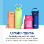 THERMOS FUNTAINER Water Bottle con Spout, 16oz, Stitch