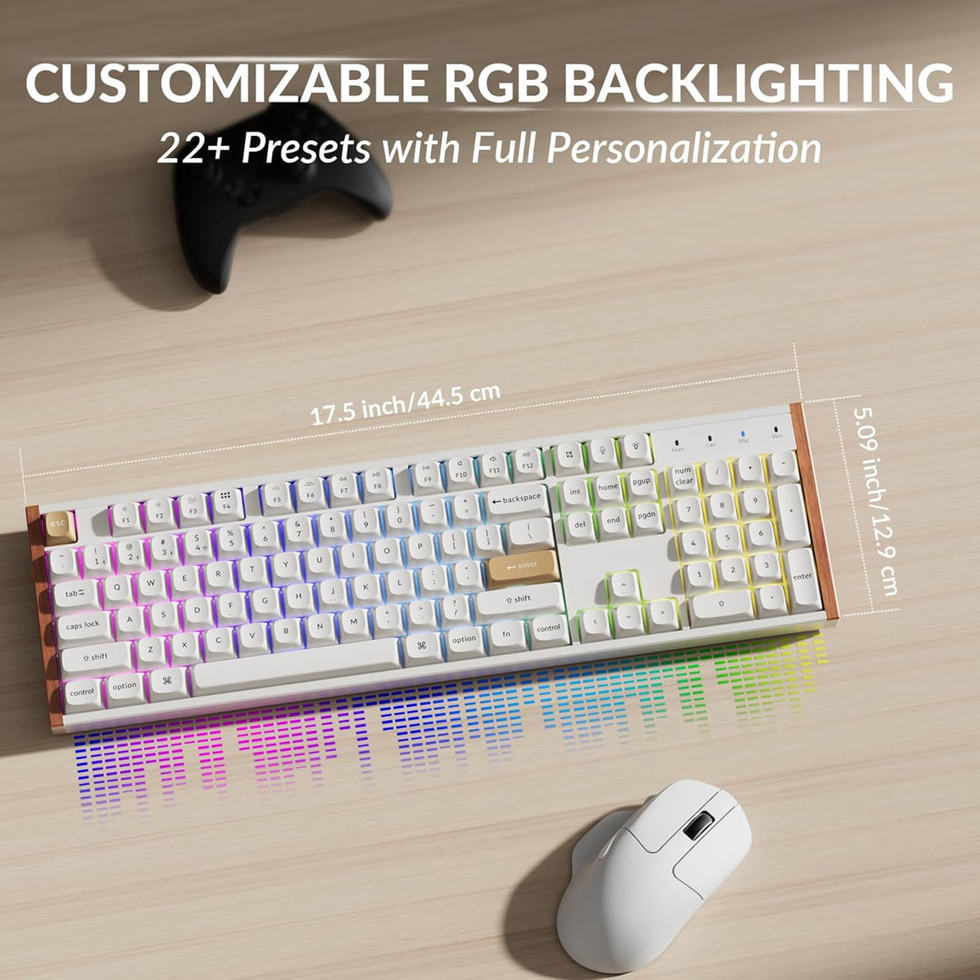 Keychron K10 HE Hall Effect Keyboard Wireless, Magnetic Switch Hot...