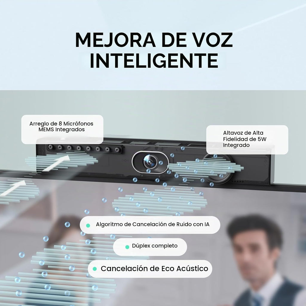 Yealink Cámara de videoconferencia de UVC40 E2 4K 30FPS USB, equipos Zoom