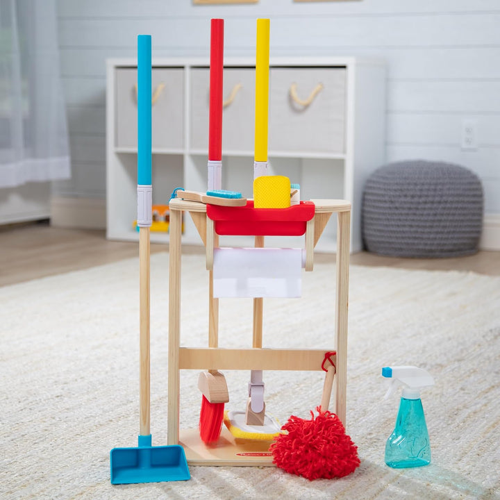 Melissa &amp; Doug Juego de limpieza Deluxe Sparkle &amp; Shine (11...