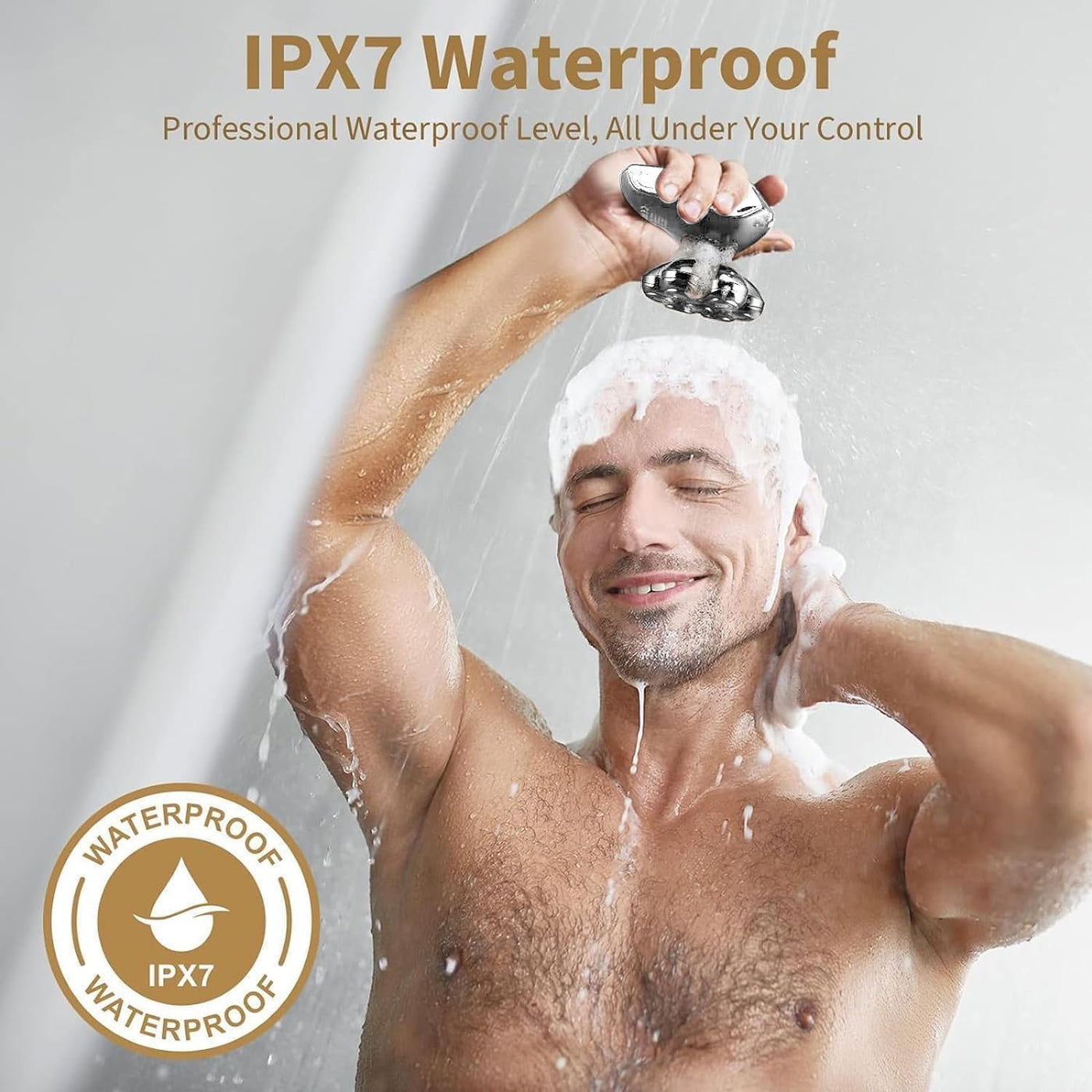 SHPAVVER - Maquinilla de afeitar eléctrica 5 en 1 IPX7 impermeable...