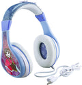 Frozen 2 - Auriculares para niños, diadema ajustable, sonido estéreo, conector de 0.138 in, auriculares con cable para niños, sin enredos, control de volumen, plegables, auriculares para niños sobre
