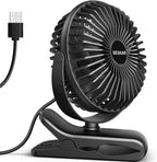 BESKAR Ventilador USB con clip, ventilador de escritorio pequeño po...