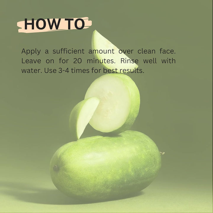 COCOONORIGINAL Vietnam Winter Melon - Máscara facial de melón de in...