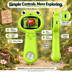 Microscopio para Niños de 2'' con Autoenfoque, 4K con Doble Lente, Microscópico de Mano para Niños