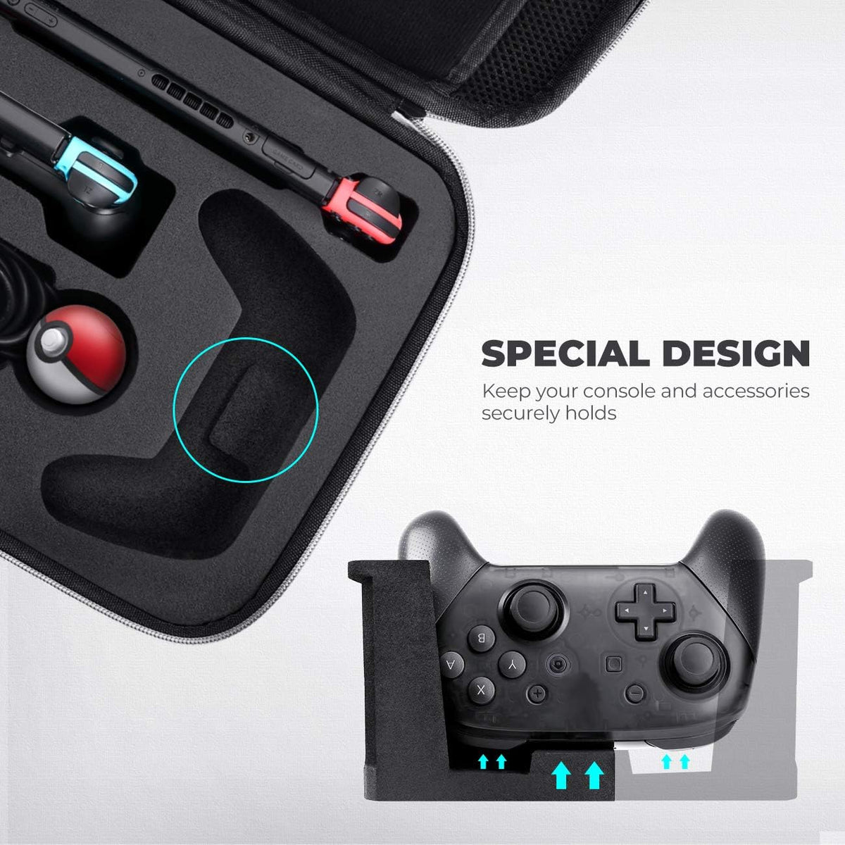 Mumba Deluxe - Funda de transporte para Nintendo Switch 1 y OLED, versión