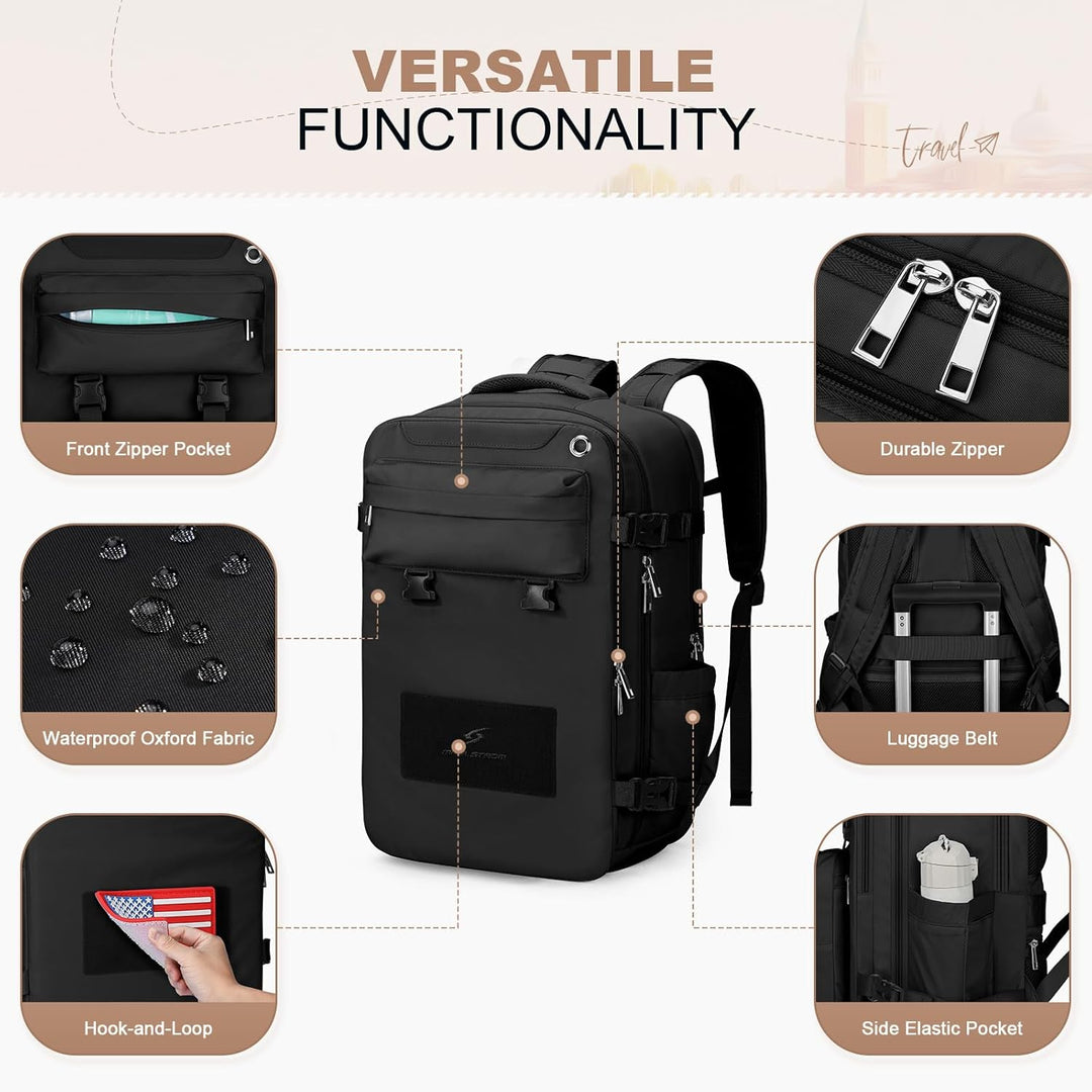 Maelstrom - Mochila de viaje para mujeres y hombres, 35L, mochila p...