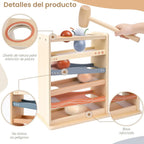 Vanplay Montessori Ball Drop Juguetes para niños de 1 a 2 años, regalos de cumpleaños