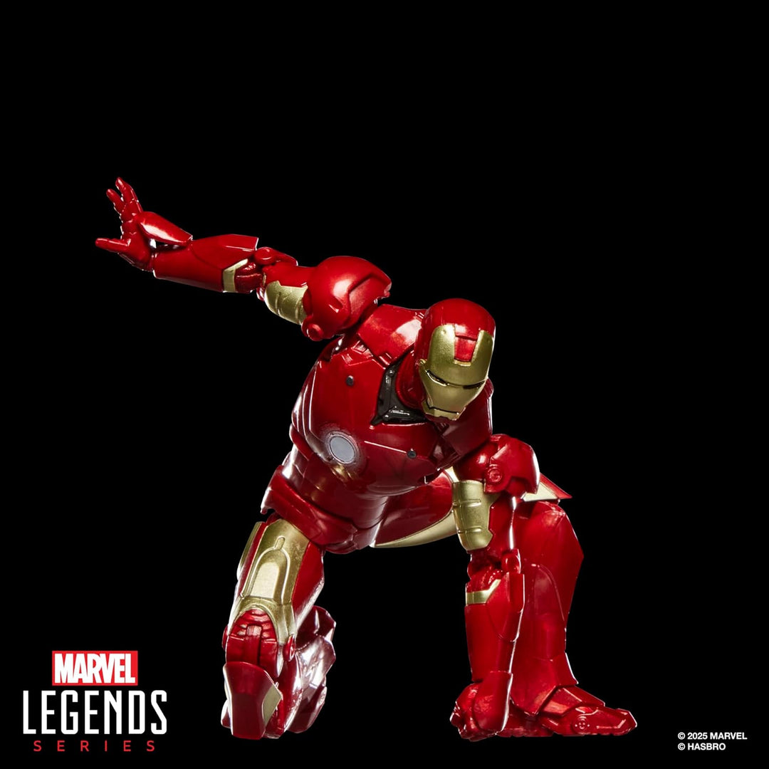 Marvel Serie Legends Iron Man Mark III, Figura de acción colecciona...