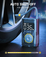 Fanttik X9 Pro Inflador de Neumáticos Portátil para Coche Compacto,...