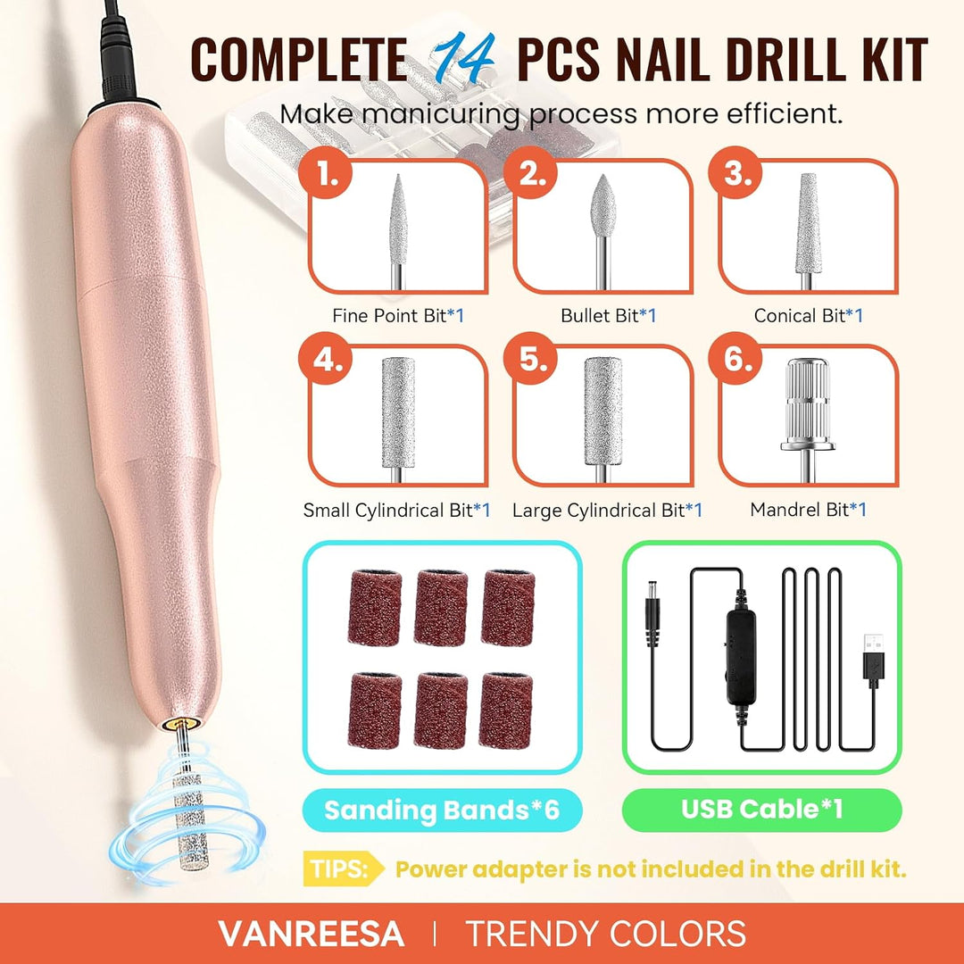 VANREESA Kit de 73 esmaltes de uñas de gel con luz UV y kit de tala...